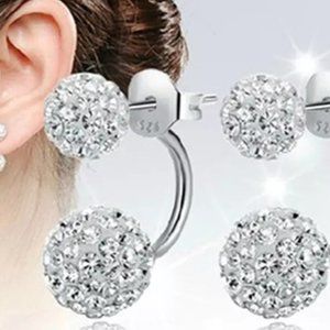 Sterling Silver Earrings Two Styles Ships USA